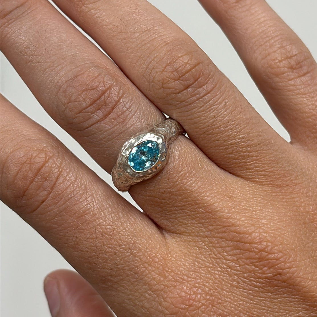 ANILLO PEPITA BLUE