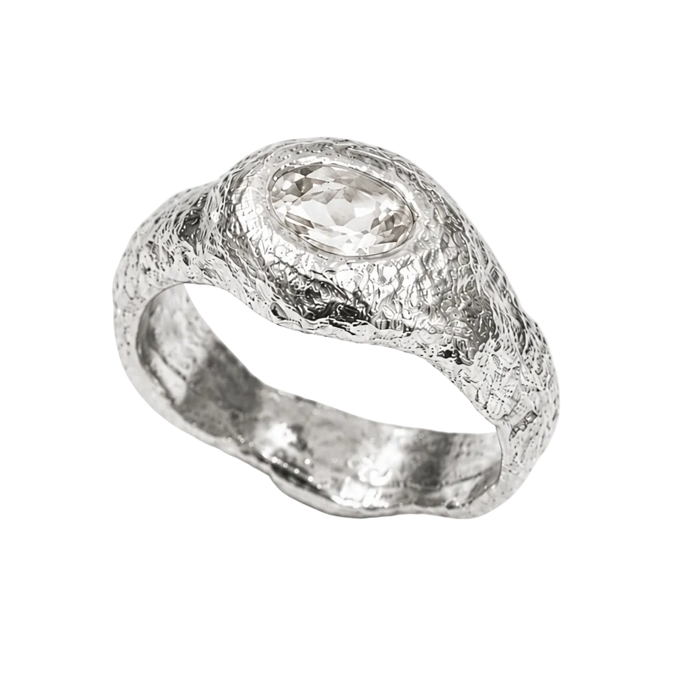 PEPITA WHITE RING