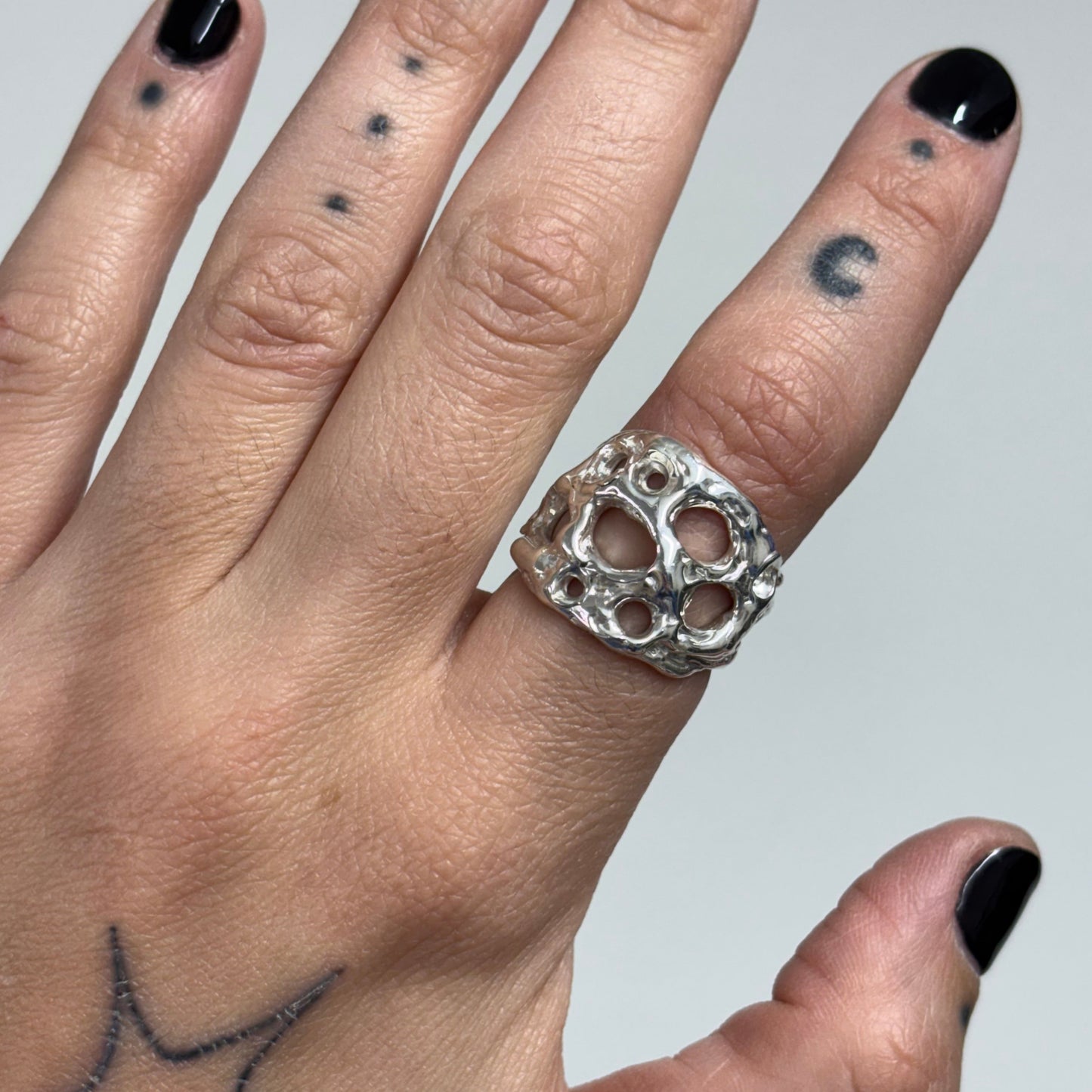 ANILLO PLATA BOQUETES