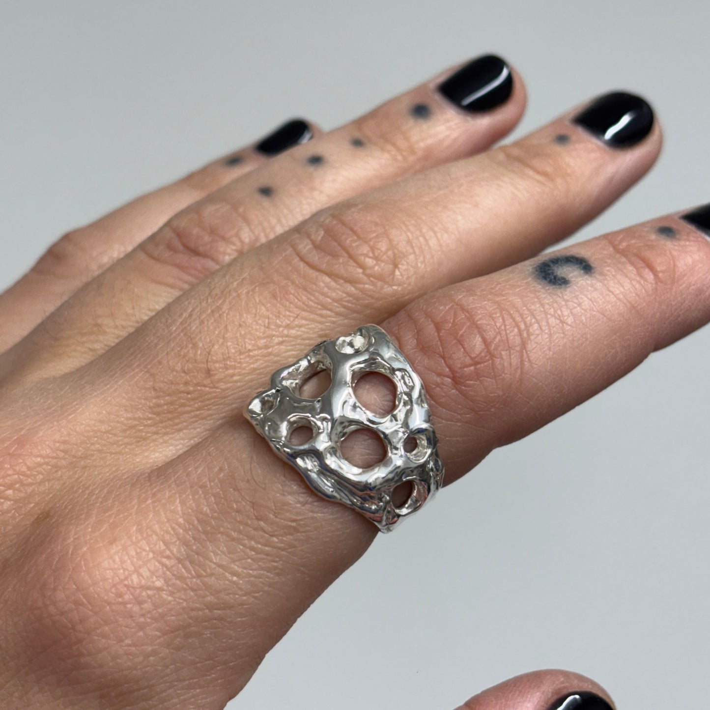 ANILLO PLATA BOQUETES