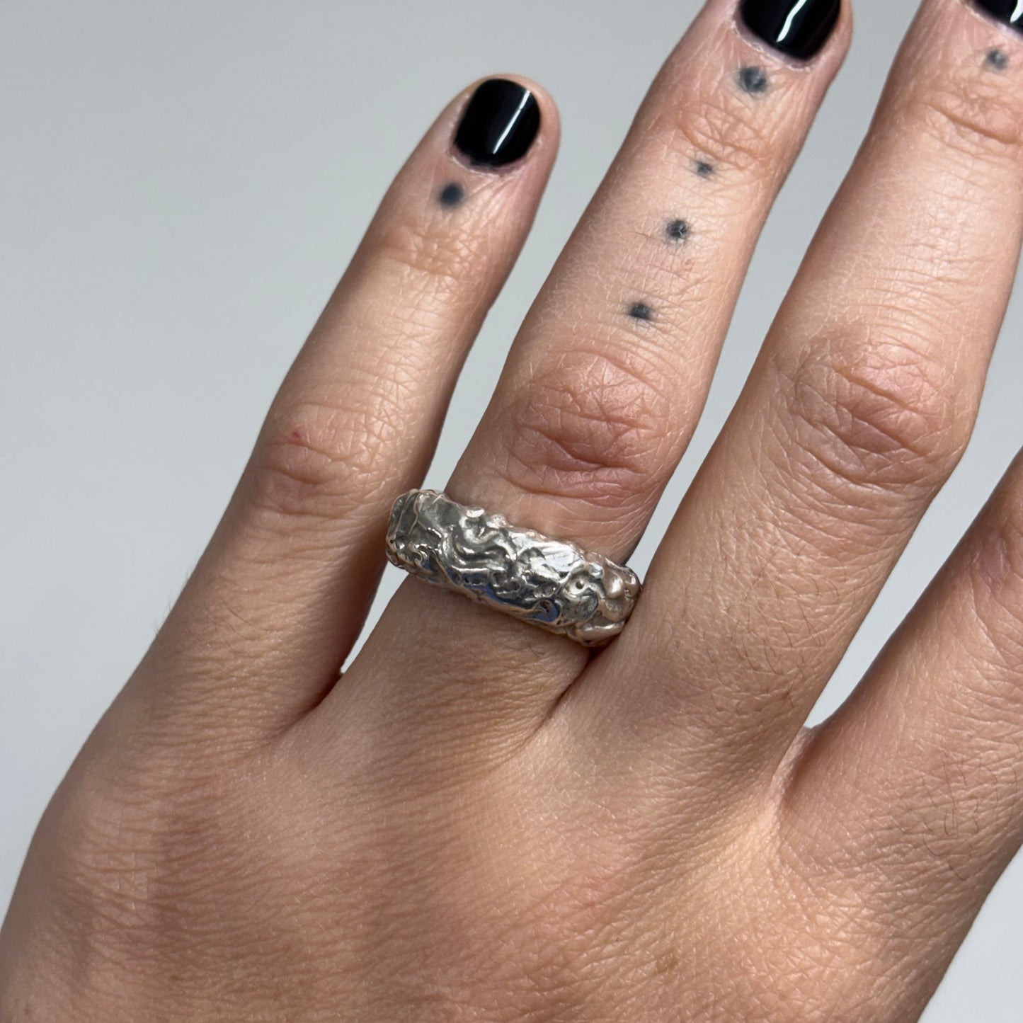 ANILLO CEREBRO PLATA