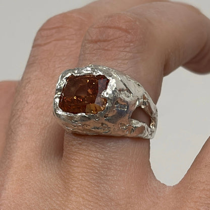 ANILLO PLATA SPICY CARAMEL