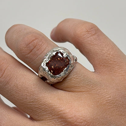 ANILLO PLATA SPICY CARAMEL