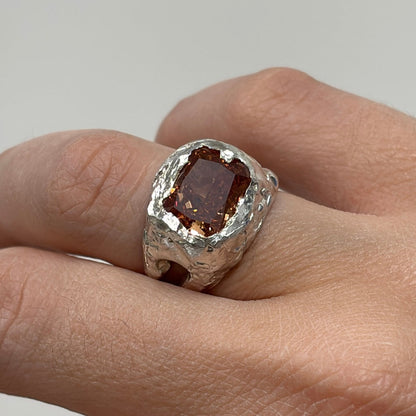 ANILLO PLATA SPICY CARAMEL