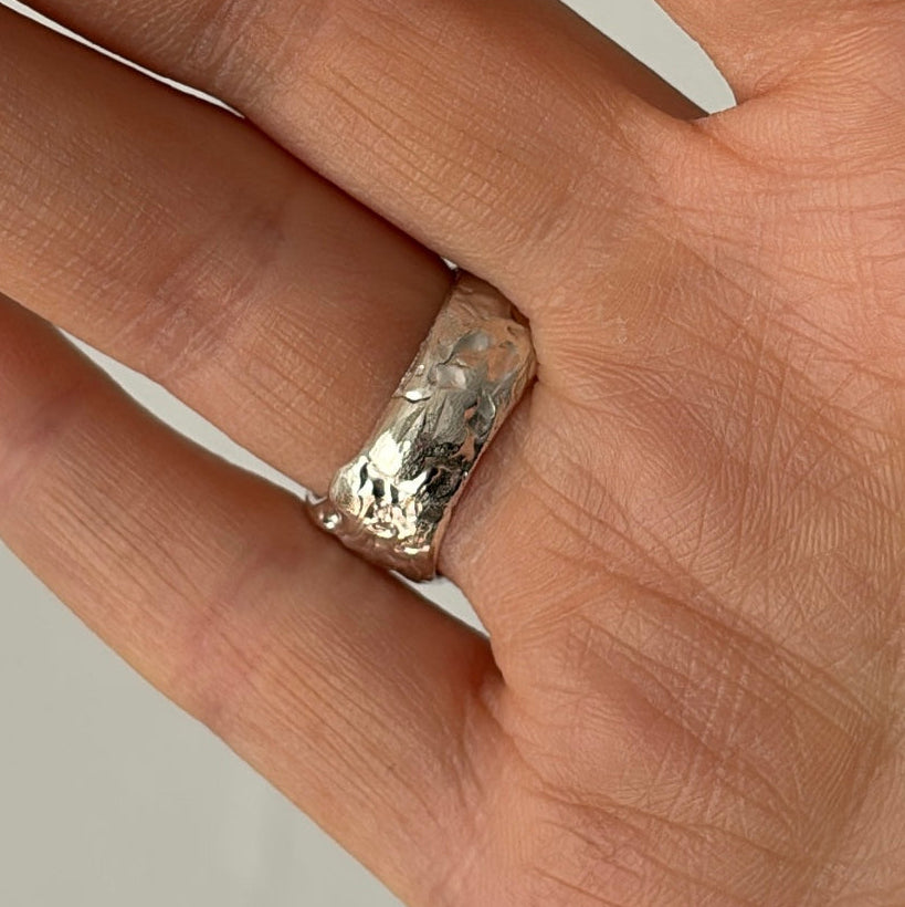 ANILLO PLATA Y CUARZO VERDE