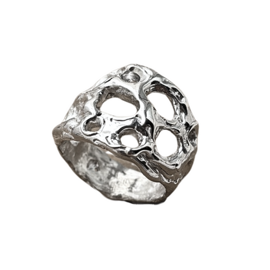 ANILLO PLATA BOQUETES
