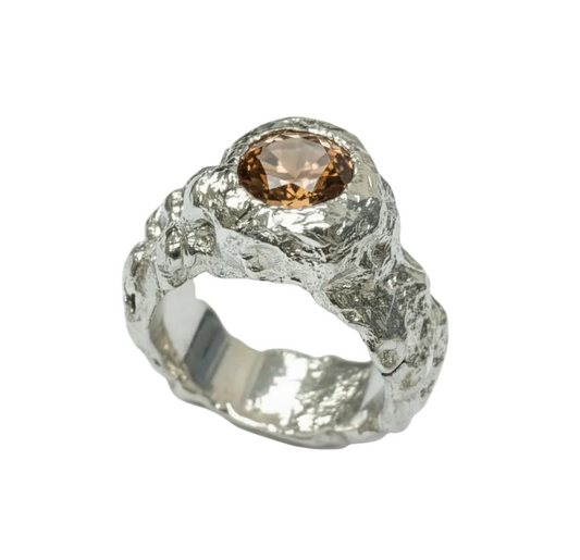 CROCO PLATA PIEDRA BROWN
