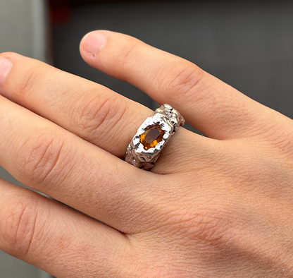 HORIZONTAL CROCO RING