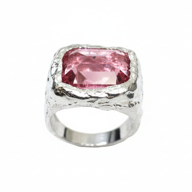 ANILLO PINK PLATA