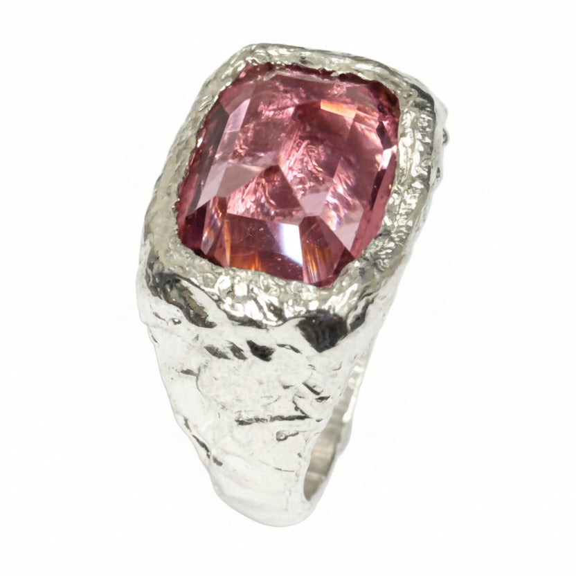 ANILLO PINK PLATA