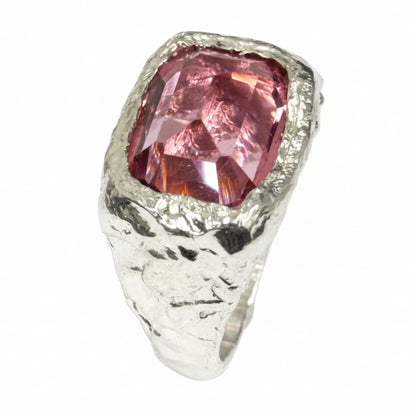 ANILLO PINK PLATA