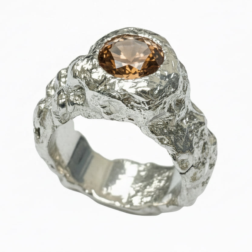 CROCO PLATA PIEDRA BROWN