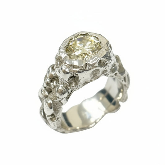 CROCO SILVER MOISANITE